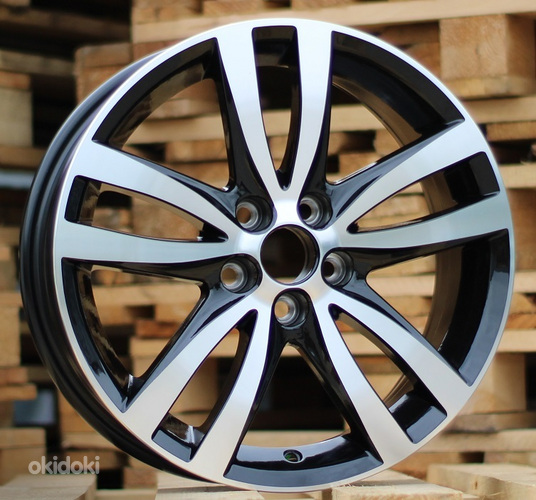 R16x7  5X100  ET  50  56.1  F0245  Black Polished (MB)  For SUBAR  (K7)