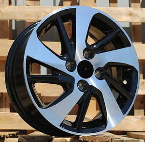 R15x5.5  4X100  ET  45  54.1  F0458  (SW121)  Black Polished (MB)  For TOYOT  (P1) (1 foto / 1)