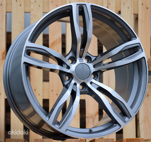 R19x8.5  5X120  ET  20  72.6  E492  (BY941)  Grey Polished (MG)  For BMW  (P)  (REAR+FRONT)