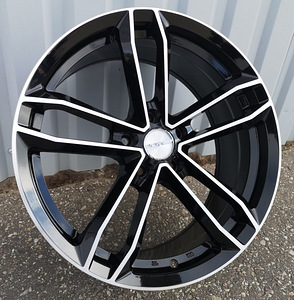 R18x8  5X100  ET  40  73.1  D5276  Black Polished (MB)  For PDW  (K4)  ((AKC 75 Eur)) (1 foto / 1)