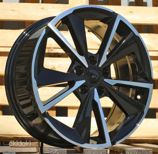 R18x7.5  5X114.3  ET  45  66.1  D1982  Black Polished (MB)  For NISS  (Z3+Z4)  (Qashqai NEW Model)