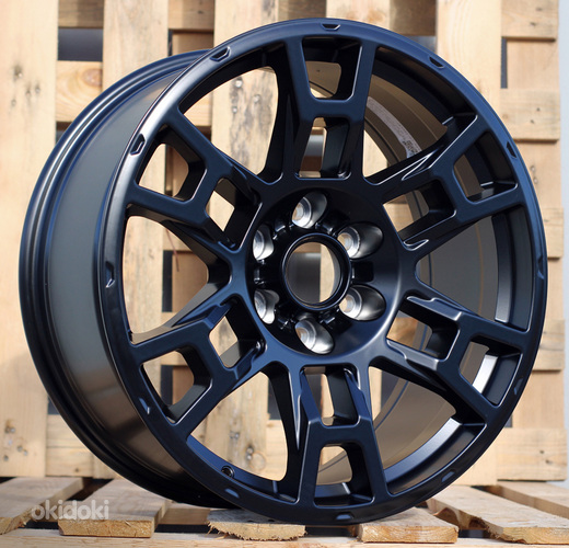 R20x9  6X139.7  ET  15  106.5  D1630  Black Half Matt (BLHM)  For TOYOT  (K3)