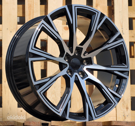 R19x9  5X112  ET  40  66.6  D1130  Black Polished (MB)  For BMW  (K7+K3)  (Rear+Front)