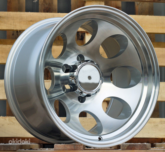 R17x10  5X150  ET  M52  110.5  BY997  Machined Silver (MS)  For 4X4  (K3)