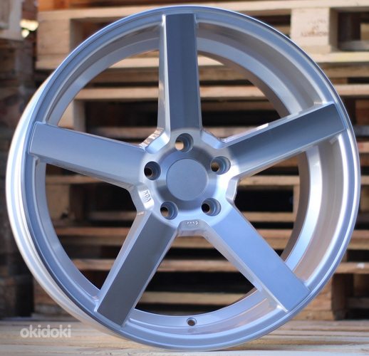 R19x8.5  5X112  ET  35  66.5  BY972  Machined Silver (MS)  For RACIN  (A)  (REAR+FRONT STYLE VOSSEN (AKC 100 Eur))