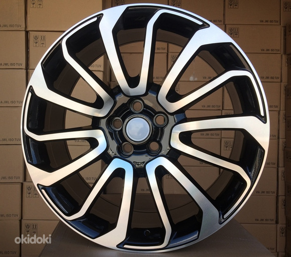 R22x9.5  5X120  ET  45  72.6  BY959  (IN7056)  Black Polished (MB)  For LAND  (K3)