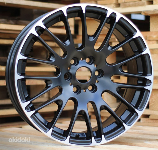 R20x8.5  5X108  ET  40  73.1  BY913  Black Half Matt+Polished Lip (BLHMPL)  For RACIN  (K7)