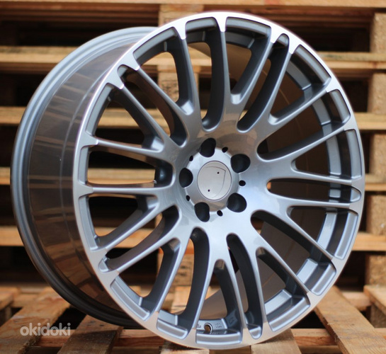 R20x10  5X112  ET  20  66.5  BY913  Grey Polished (MG)  For PORCH  (K4)  ((AKC 80 Eur)(Rear+Front) Macan)