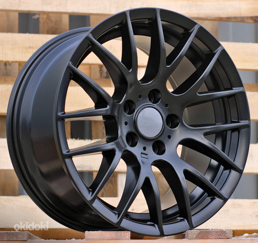 R18x8  5X120  ET  35  72.6  BY956  Black Half Matt (BLHM)  For BMW  (Z2)  (Rear+Front)