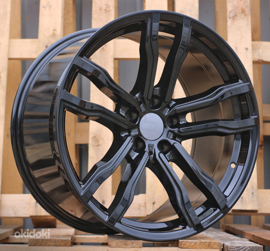 R20x11  5X120  ET  37  74.1  BY588  (DLJ588)  Black (BL)  For BMW  (Z3+Z2)  (Rear+Front)