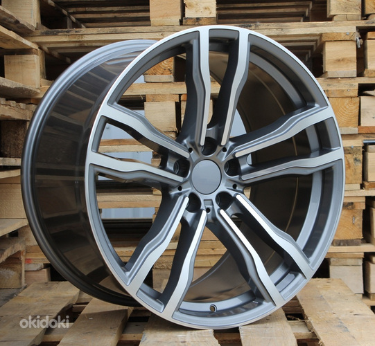 R19x8.5  5X120  ET  30  72.6  BY588  (DLJ588)  Grey Polished+Powder Coating (MGPC)  For BMW  (K4)  ((AKC 80 Eur))