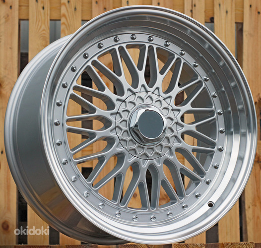 R16x7.5  8X100/108  ET  30  73.1  BY479  (LU247)  Silver+Polished Lip (SP)  For BBS