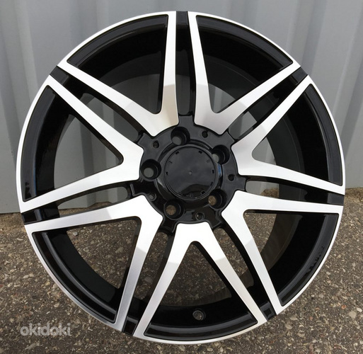 R18x8  5X112  ET  45  66.6  BY274  Black Polished (MB)  For MER  (Z2)  ((max 880kg))