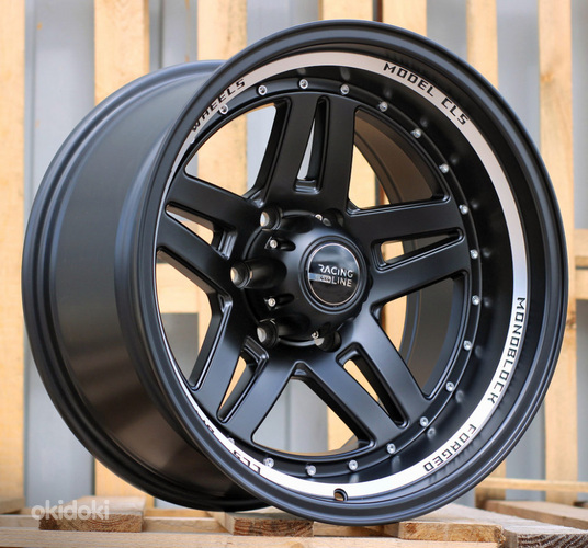 R15x10  5X139.7  ET  M44  110.1  BK936  Black Half Matt+Polished Lip (BLHMPL)  For 4X4  (D3)