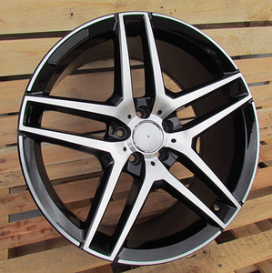 R19x9.5  5X112  ET  45  66.6  BK967  Black Polished (MB)  For MER  (P2) (1 foto / 1)