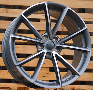 R20x9  5X112  ET  35  66.5  BK703  (QC115)  Grey Polished Half Matt (MGHM)  For AUD  (K4) (1 foto / 1)