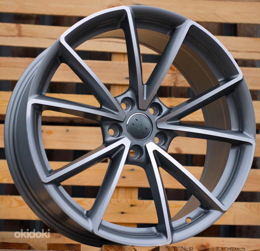 R19x8.5  5X112  ET  40  66.5  BK703  (IN5416/TS990)  Grey Polished (MG)  For AUD  (K8)