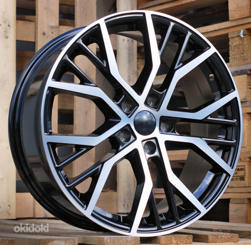 R17x7.5  5X112  ET  45  57.1  BK713  Black Polished (MB)  For VW  (D4+Z4)
