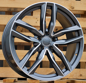 R18x8  5X112  ET  39  66.5  BK690  (BY1126)  Grey Polished+Powder Coating (MGPC)  For AUD  (P+R) (1 foto / 1)
