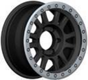 R16x8  5X139.7  ET  0  110.5  BK5944  Black Half Matt+Polished Lip (BLHMPL)  For 4X4 (1 foto / 1)