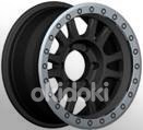 R16x8  5X139.7  ET  0  110.5  BK5944  Black Half Matt+Polished Lip (BLHMPL)  For 4X4