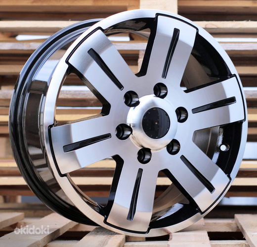 R16x7  6X130  ET  55  84.1  BK562  (BY1530)  Black Polished (MB)  For MER  (P2+P+Z2)  (4x4 (max 1400kg))