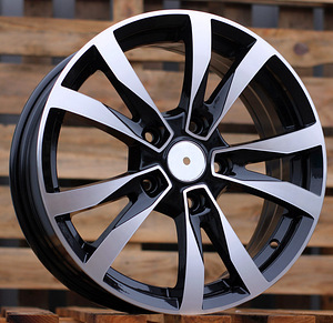 R16x6.5  5X112  ET  39  66.6  BK533  Black Polished (MB)  For RACIN  (D3) (1 foto / 1)