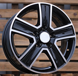R16x6.5  5X108  ET  44  65.1  BK473  Black Polished (MB)  For RACIN  (L1)  ((max 1250kg)) (1 foto / 1)