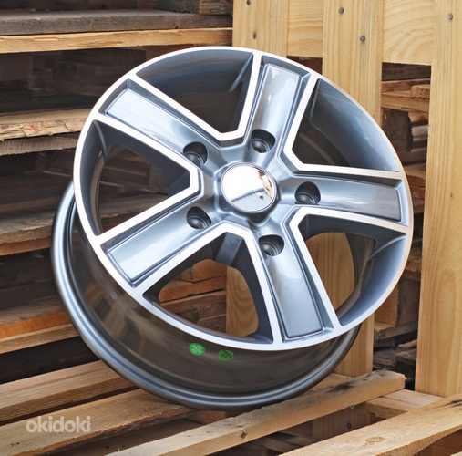 R16x6.5  5X160  ET  58  65.1  BK473  Grey Polished+Powder Coating (MGPC)  For FORD  (K2)  (4x4 (max 1250kg))
