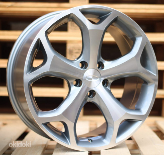 R16x6.5  5X108  ET  50  63.4  BK386  Grey Polished (MG)  For FORD  (R+K4)