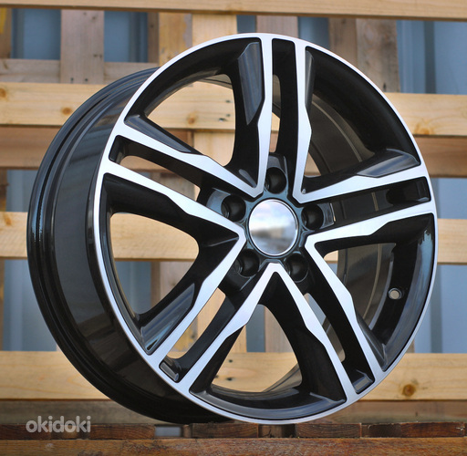 R17x7.5  5X118  ET  45  71.1  BK424  Black Polished (MB)  For OPEL  (D2+D1)  (4x4 (max 1250kg))