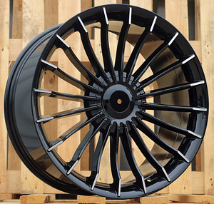 R19x8.5  10X112/120  ET  33  72.6  BK273  Black Polished (MB)  For BMW  (K4)  (ALPINA Style Rear+Front) (1 foto / 1)