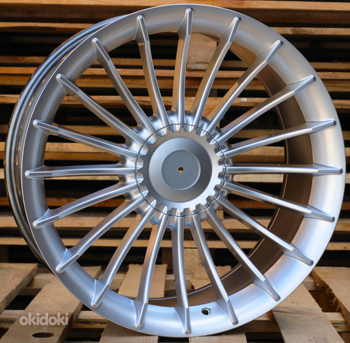 R20x9.5  10X112/120  ET  20  72.6  BK273  (BY1023/W724)  Hyper Silver (HS)  For BMW  (K3)  (ALPINA Style Rear+Front)