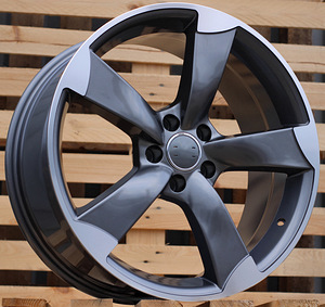 R19x8.5  5X112  ET  30  66.5  BK217  (BY939)  Grey Polished (MG)  For AUD  (A) (1 foto / 1)