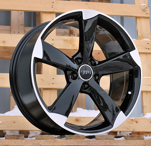 R18x8  5X112  ET  45  66.5  BK217  Black Polished (MB)  For AUD  (K2) (1 foto / 1)