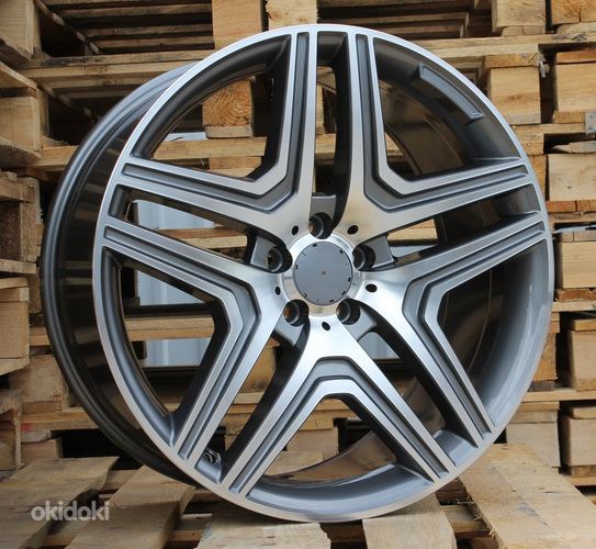 R17x8  5X112  ET  35  66.6  BK206  (BY157)  Grey Polished+Powder Coating (MGPC)  For MER  (K7)