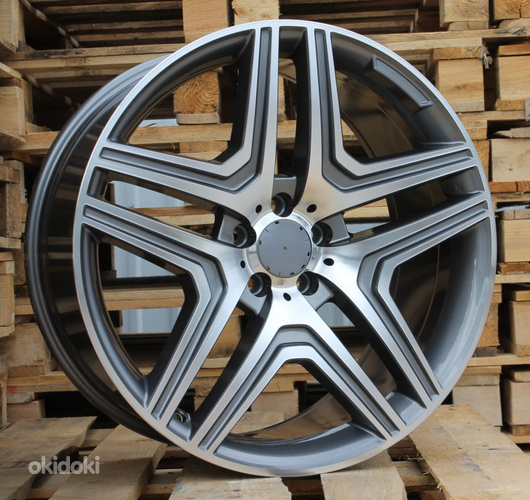 R16x7.5  5X112  ET  38  66.6  BK206  Grey Polished (MG)  For MER  (R)  ((AKC 65 Eur))