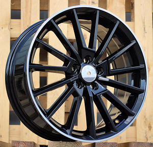 R17x7  5X112  ET  46  57.1  B5969  Black+Polished Lip (BLPL)  For SKODA  (P) (1 foto / 1)
