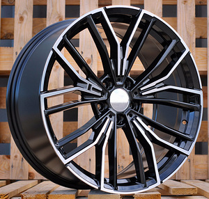 R19x9  5X112  ET  44  66.6  B5964  Black Polished (MB)  For BMW  (K4+Z7)  (New Model BMW 5 (Rear+Front)) (1 foto / 1)