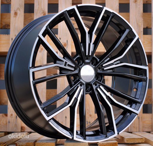 R19x9  5X112  ET  44  66.6  B5964  Black Polished (MB)  For BMW  (K4+Z7)  (New Model BMW 5 (Rear+Front))