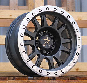 R16x8  5X139.7  ET  M12  110.5  B5944  Black Half Matt+Polished Lip (BLHMPL)  For 4X4  (L2) (1 foto / 1)