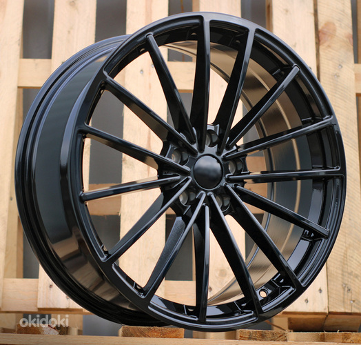 R18x8  5X112  ET  45  57.1  B5937  (FBX174)  Black (BL)  For VW  (A)  (HYBRID FORGED)