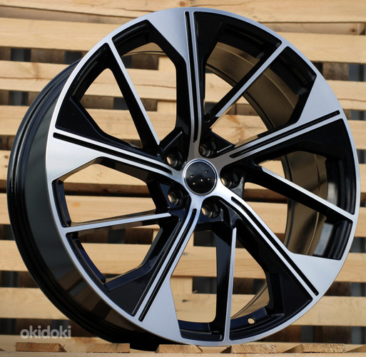 R20x8.5  5X112  ET  34  66.5  B5907  (IN5565)  Black Polished (MB)  For AUD  (K7+M)