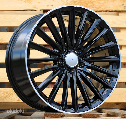 R19x9  5X112  ET  45  66.6  B5909  Black+Polished Lip (BLPL)  For MER  (K4+P+Z7)  ())