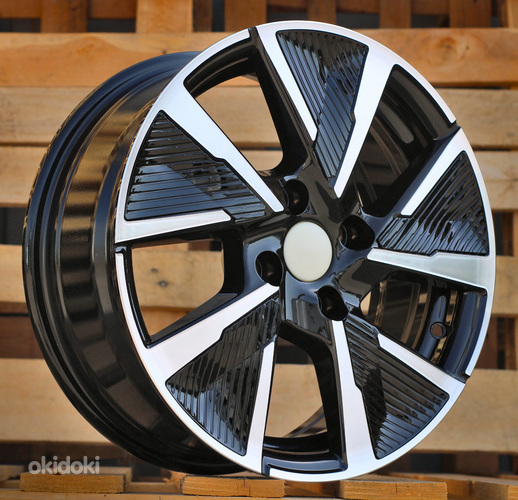 R17x7  4X108  ET  32  65.1  B5906F  Black Polished (MB)  For PEUG  (Z4)  (Full Spokes)