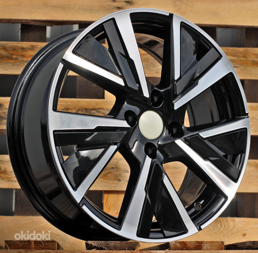 R17x7  4X108  ET  32  65.1  B5906  Black Polished (MB)  For PEUG  (K2)  (Carved Spokes)