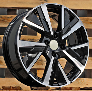 R16x6.5  5X108  ET  40  65.1  B5906  Black Polished (MB)  For PEUG  (L4)  (Carved Spokes) (1 foto / 1)
