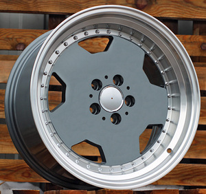 R17x8  5X112  ET  25  66.6  B5852  (BY1781)  Graphite+Polished Lip (GRPL)  For MER  (Z1)  (MONOBLOCK Style) (1 foto / 1)