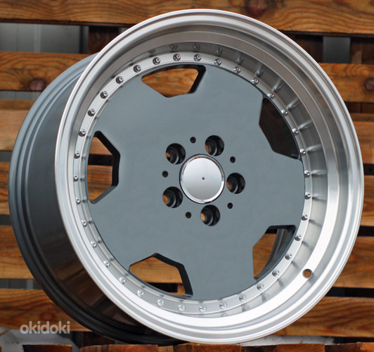 R17x8  5X112  ET  25  66.6  B5852  (BY1781)  Graphite+Polished Lip (GRPL)  For MER  (Z1)  (MONOBLOCK Style)