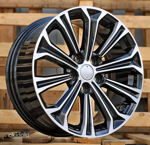 R17x7.5  5X100  ET  40  54.1  B5845  (IN1091)  Black Polished (MB)  For TOYOT  (Z5)